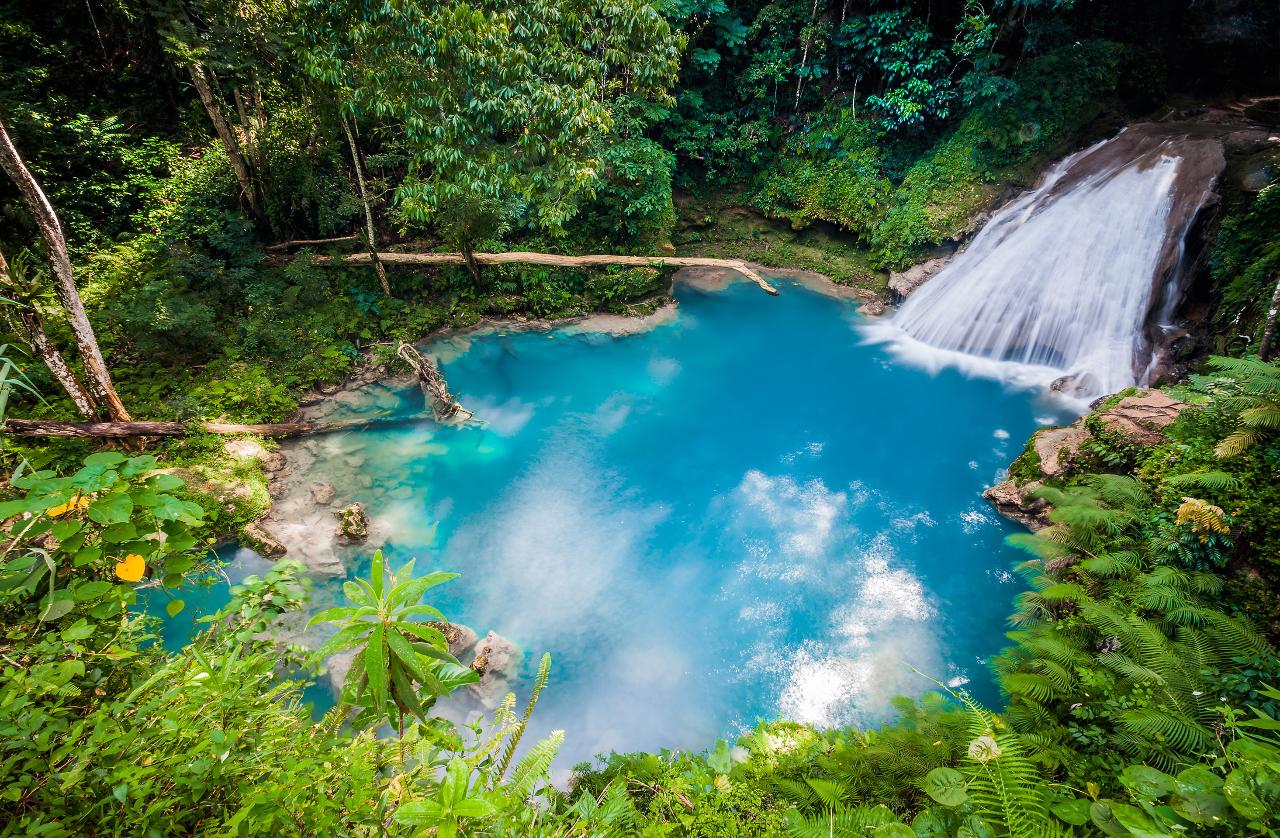 Blue Hole Secret Falls Ochi 