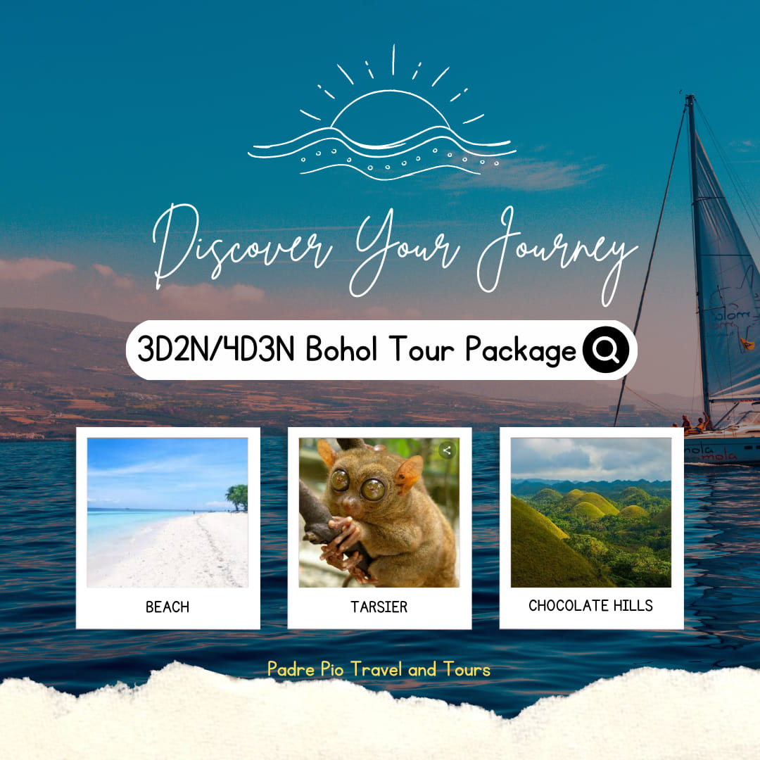 3D2N Bohol Tour Package - Padre Pio Travel and Tours Reservations