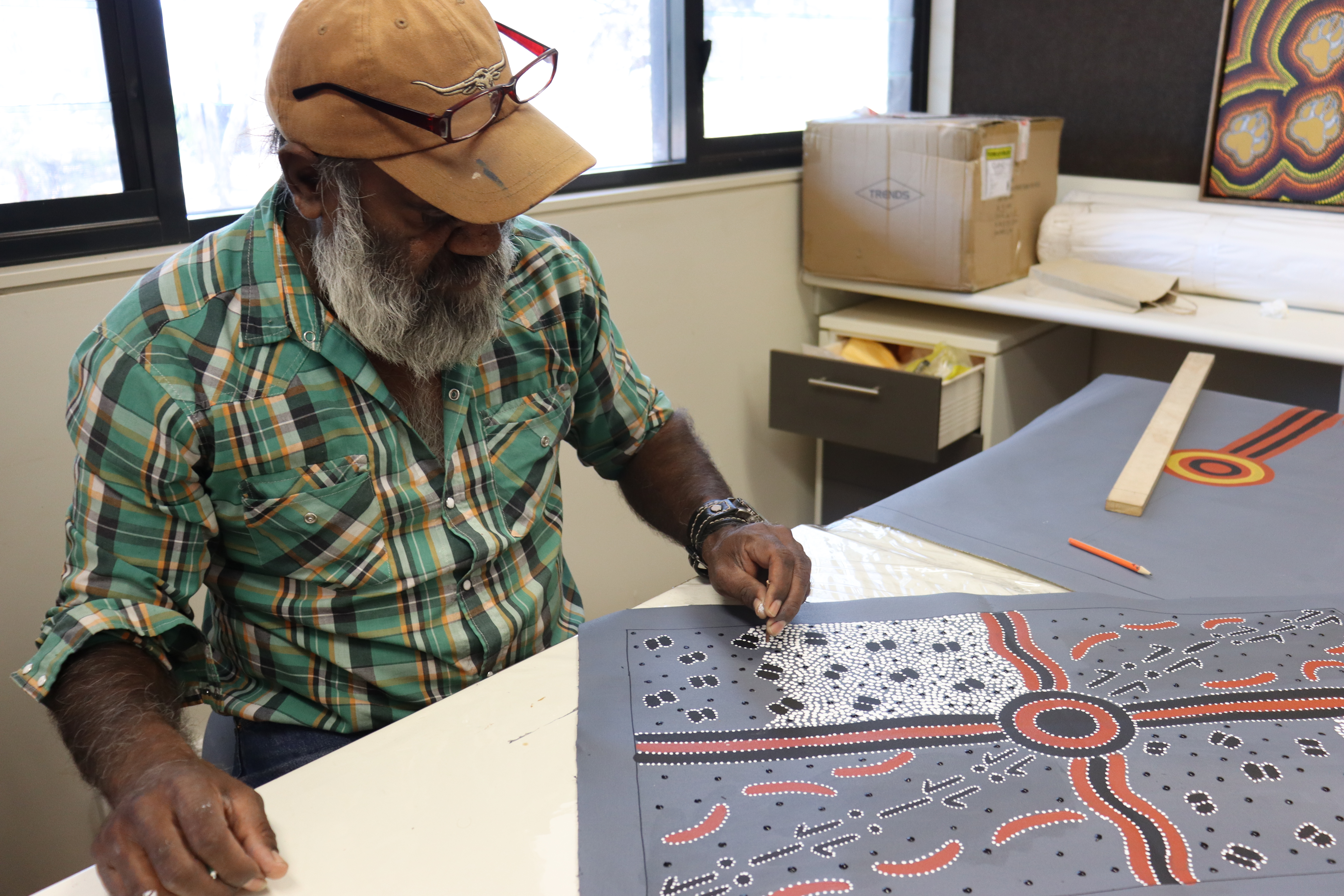 An Aboriginal Art Workshop in Alice Springs