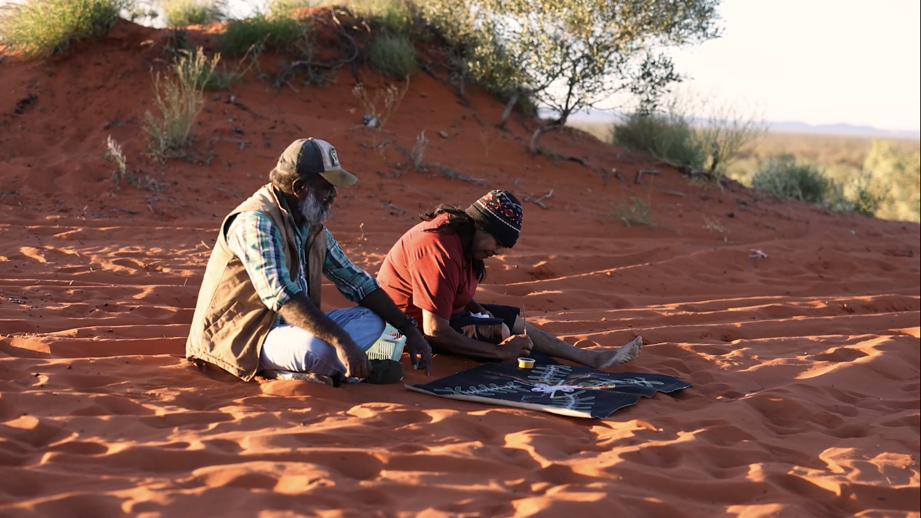 An Aboriginal Art Workshop in Alice Springs