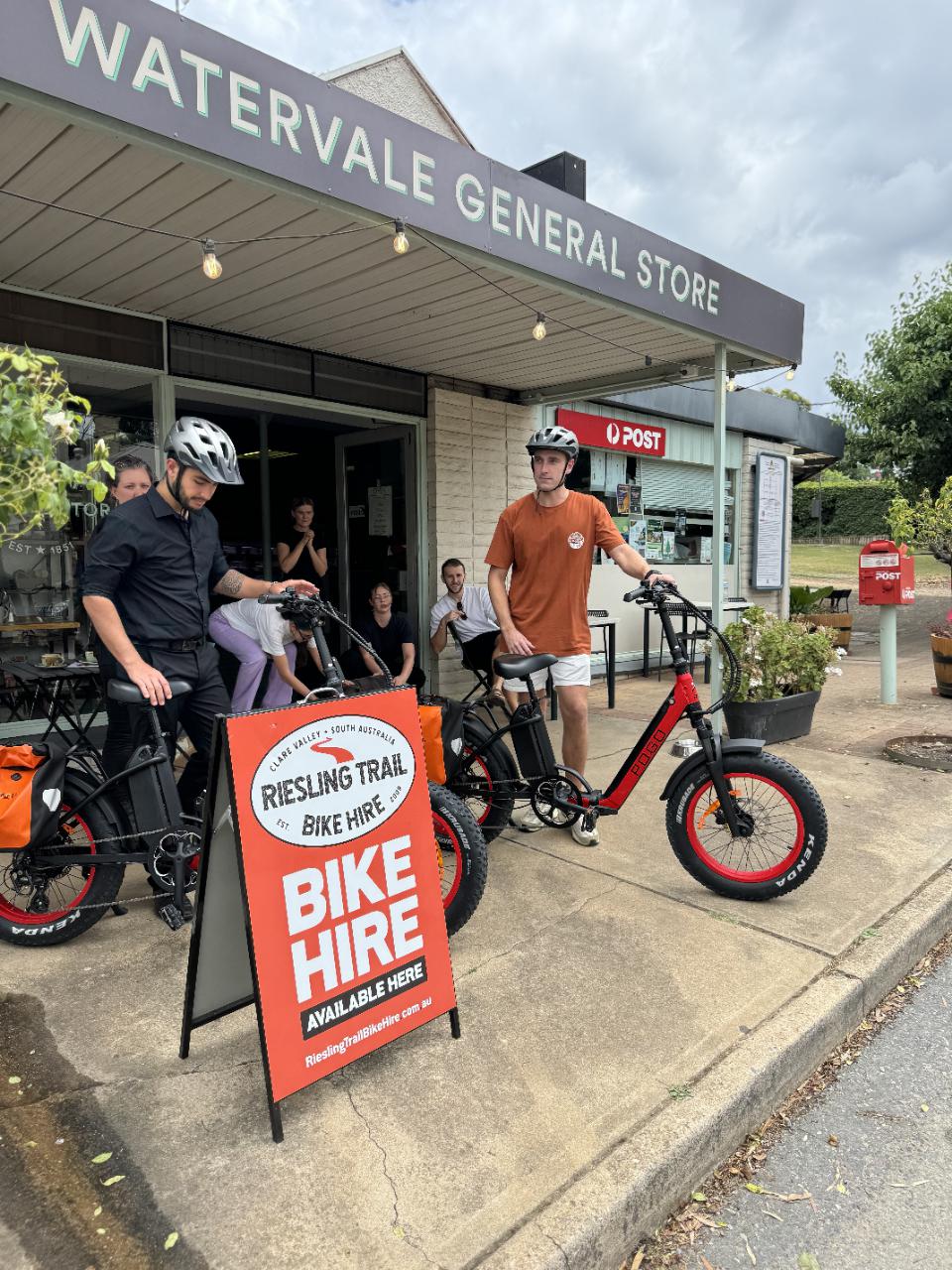 Watervale General Store Ebike Hire 1 -4 Bikes