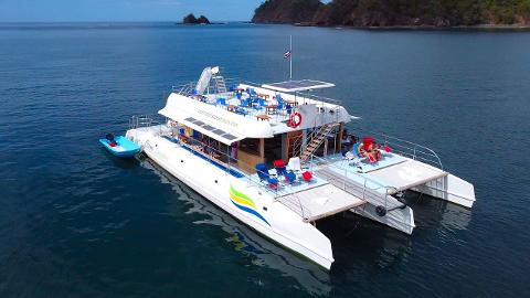 Catamaran Ocean Tours - Trimaran 65 pies (capacidad 150 personas) Medio Día