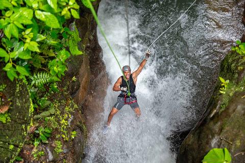 Cayoning + Hanging bridges walk + Lunch (La Rocca Package)