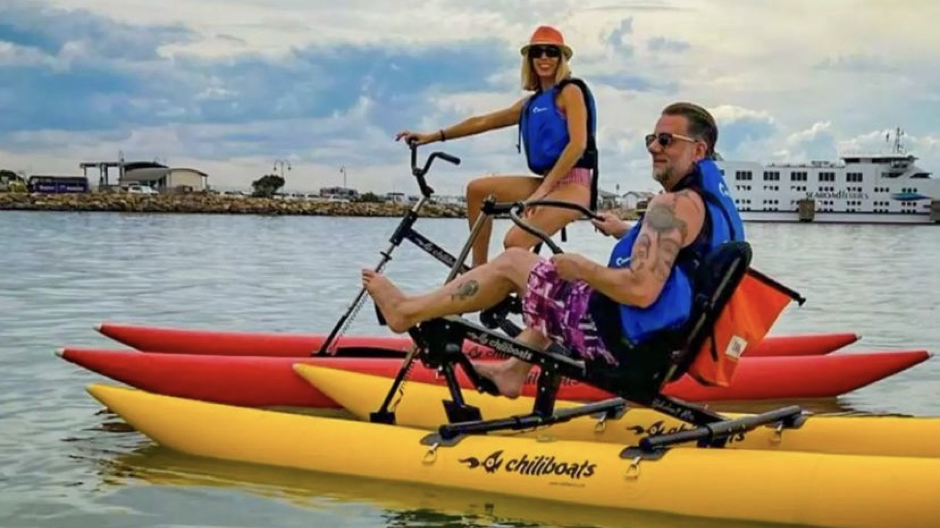 Sorrento Recumbent Waterbike Tour