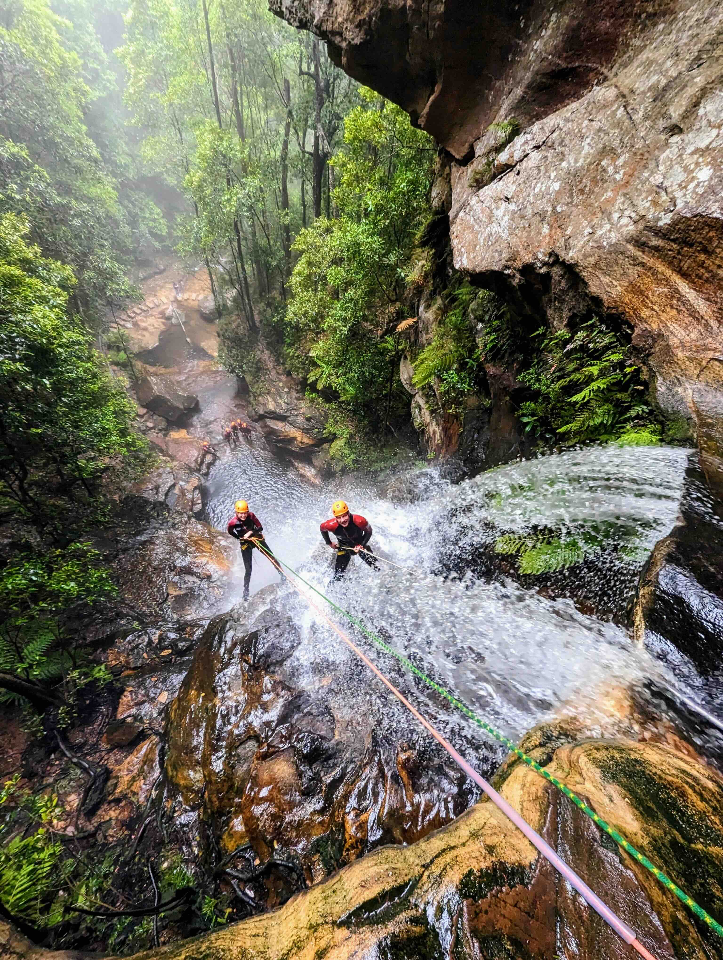 Beginner Abseiling and Canyoning Combo