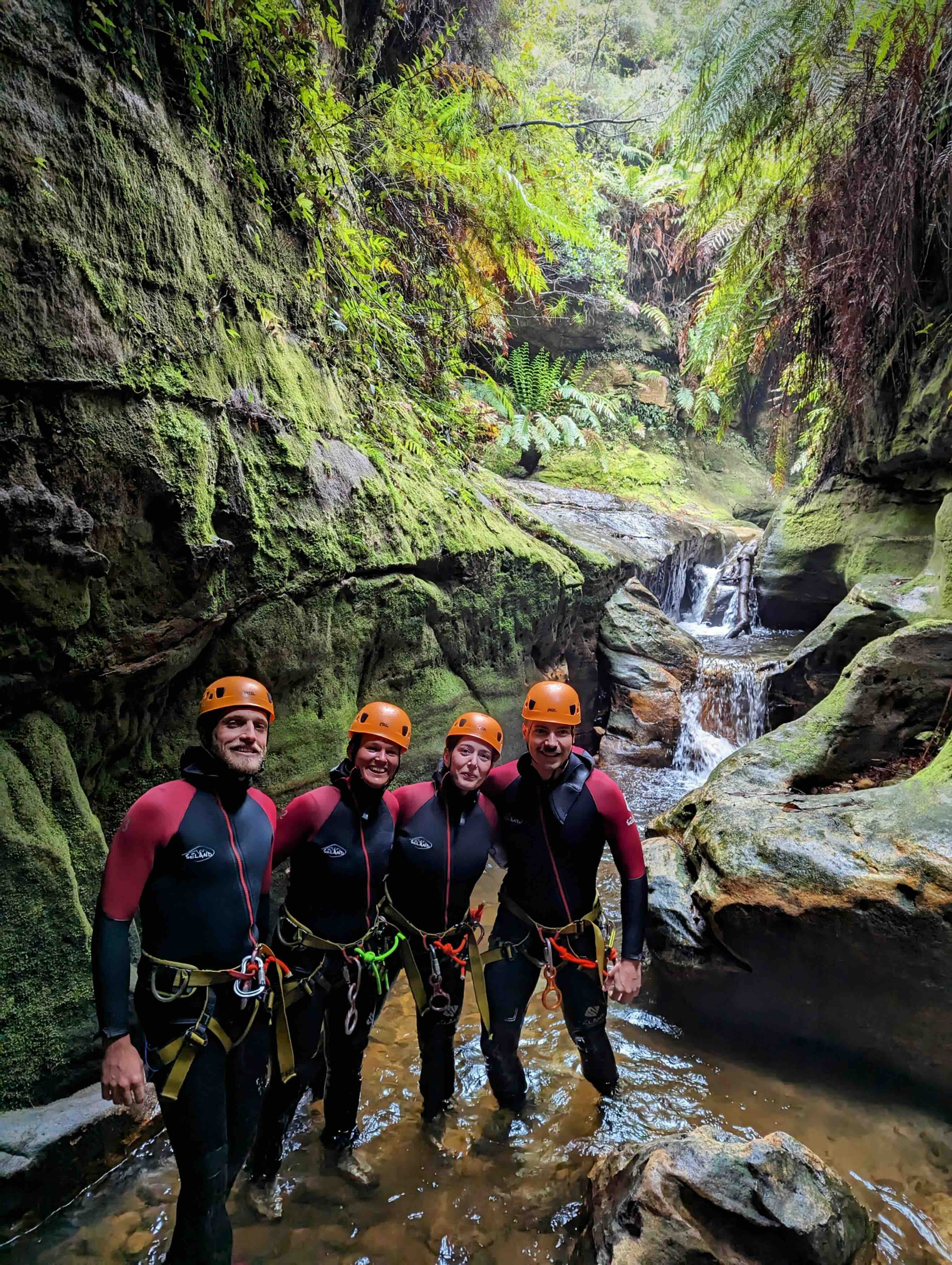 Beginner Abseiling and Canyoning Combo
