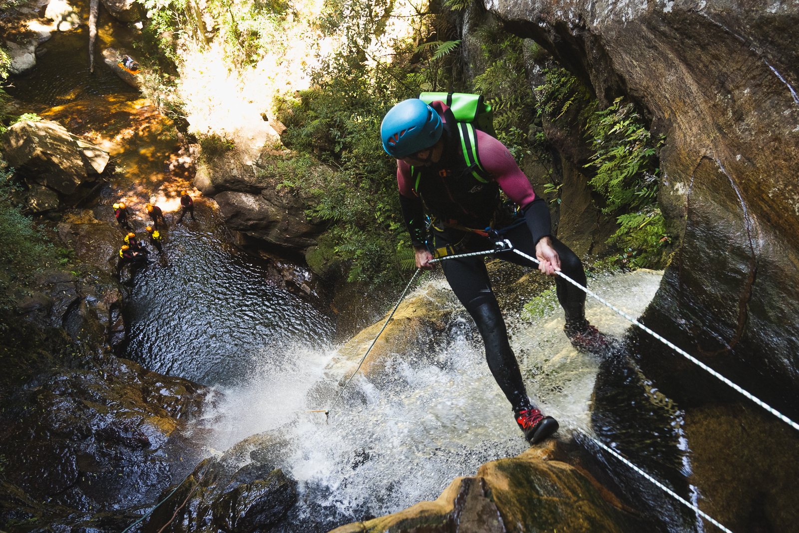 Beginner Abseiling and Canyoning Combo