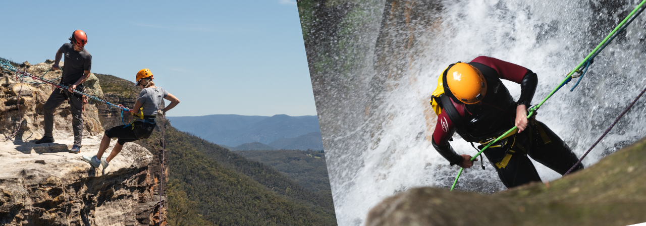 Beginner Abseiling and Canyoning Combo