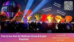 Fire & Ice Hot Air Balloon Glow and Laser Festival