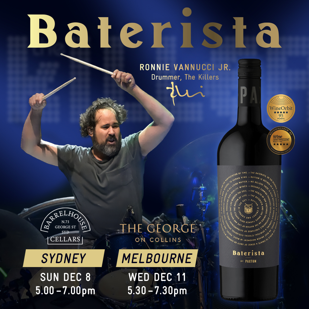 Paxton Baterista Shiraz & The Killers' Ronnie Vannucci Jr Bottle signing  