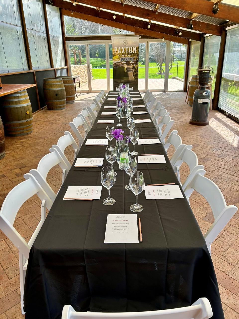 Group Tasting Experience in the Pavillion - $25 Per Person