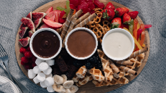 Late Morning Hot Chocolate Grazing Board for 8