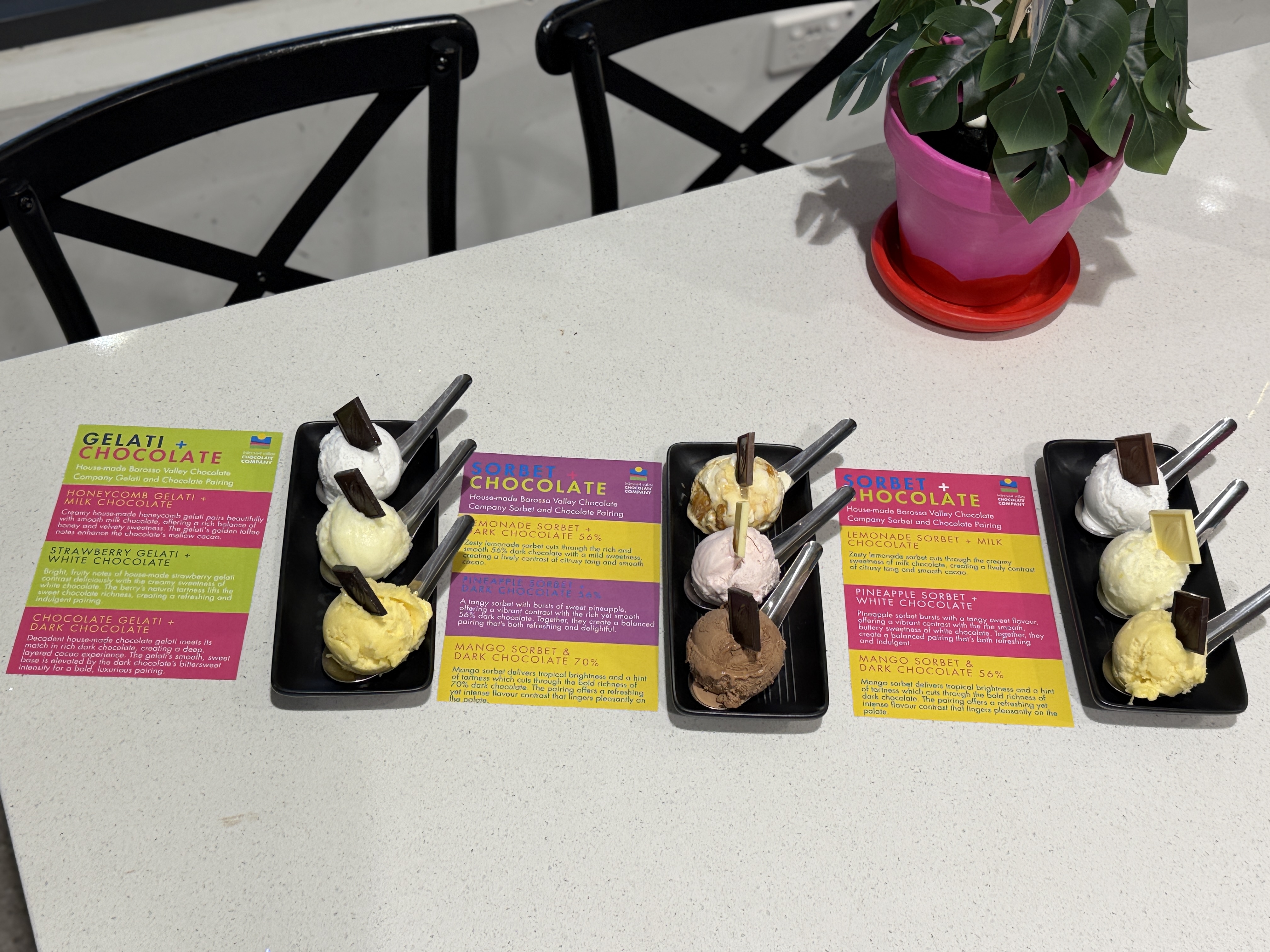 Gelato & Chocolate Pairing