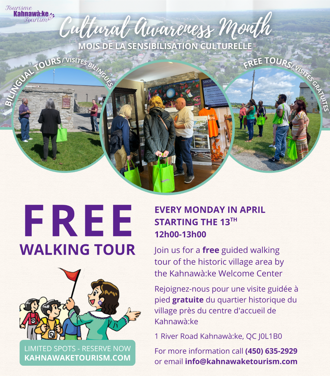 Free Tour of Kahnawa:ke Cultural Awareness Month