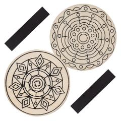 DIY Wooden Mandala Magnets - Activity Centre