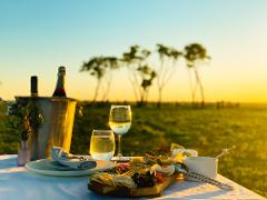 Darr River Downs Scenic Experience with Sunset Tour Station Canapes