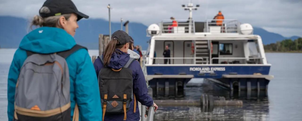 RealNZ Water Taxi - Te Anau Downs to Glade Wharf & Sandfly Point to Ferry Terminal.