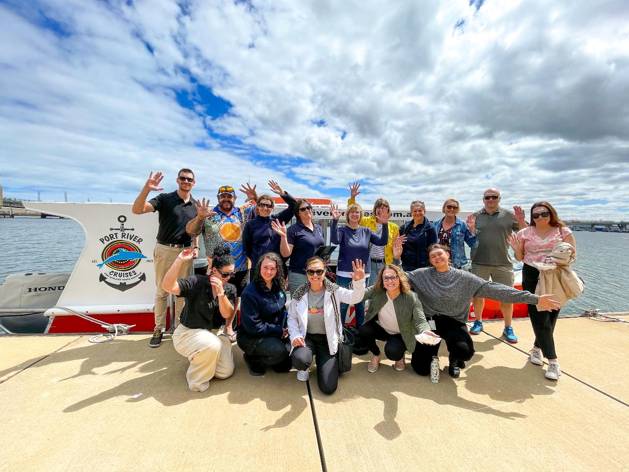 Group enjoying a Port River cruise