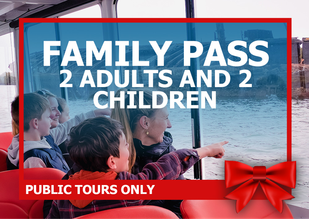 Family Pass 2 Adults and 2 Children Port River Cruises Gift Cards