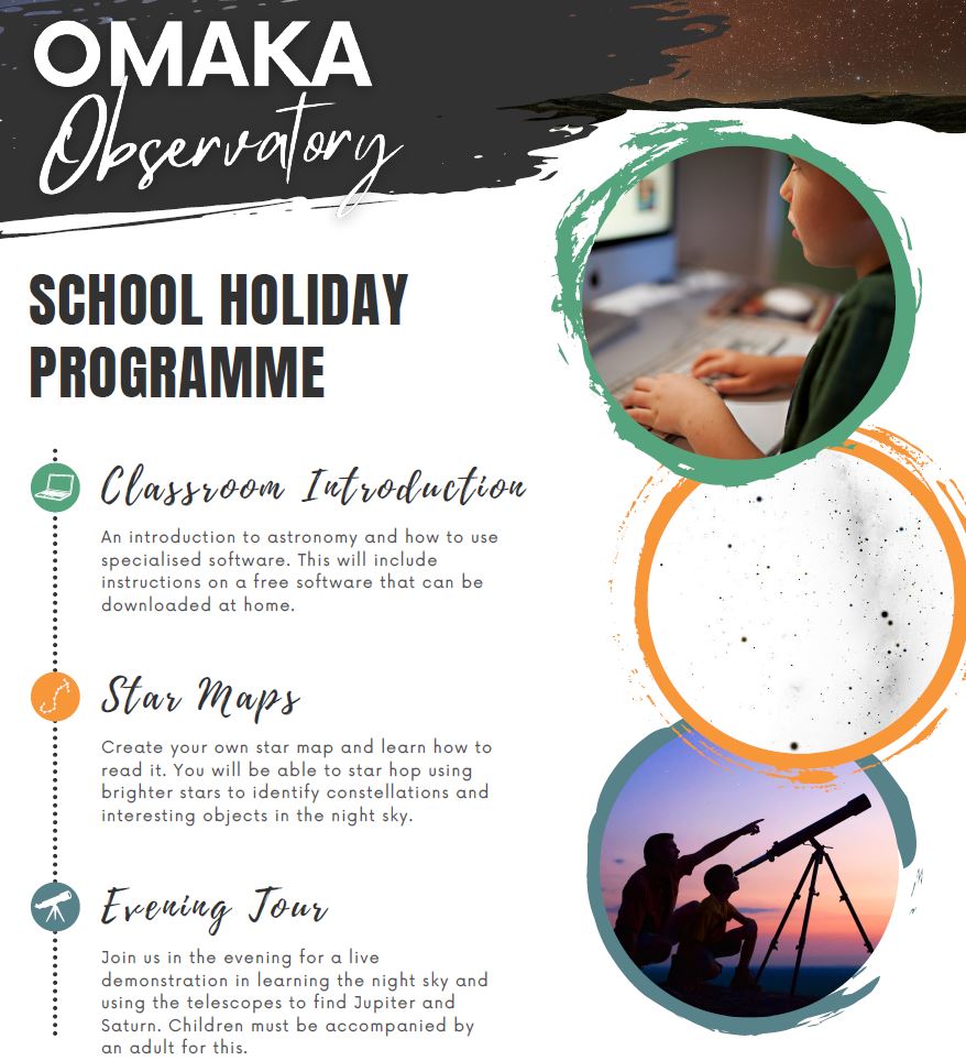 School Holiday Programme - Introduction to Astronomy