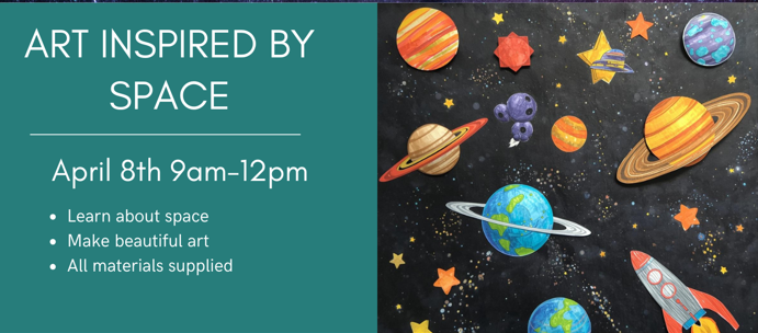 School Holiday Programme -Art Inspired By Space