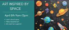 School Holiday Programme -Art Inspired By Space