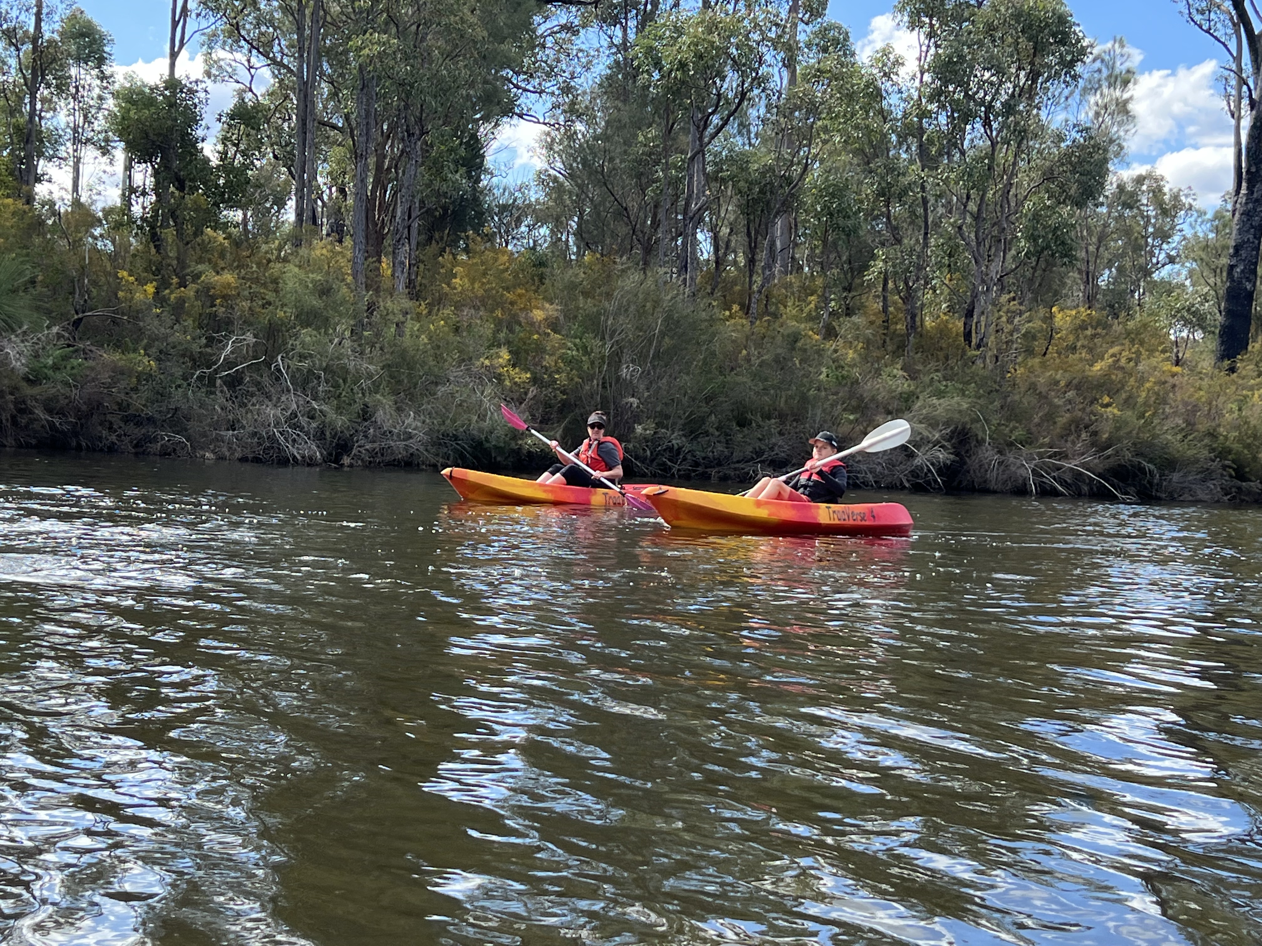 Easter Family Kayaking Adventure at Minningup Pool, Collie