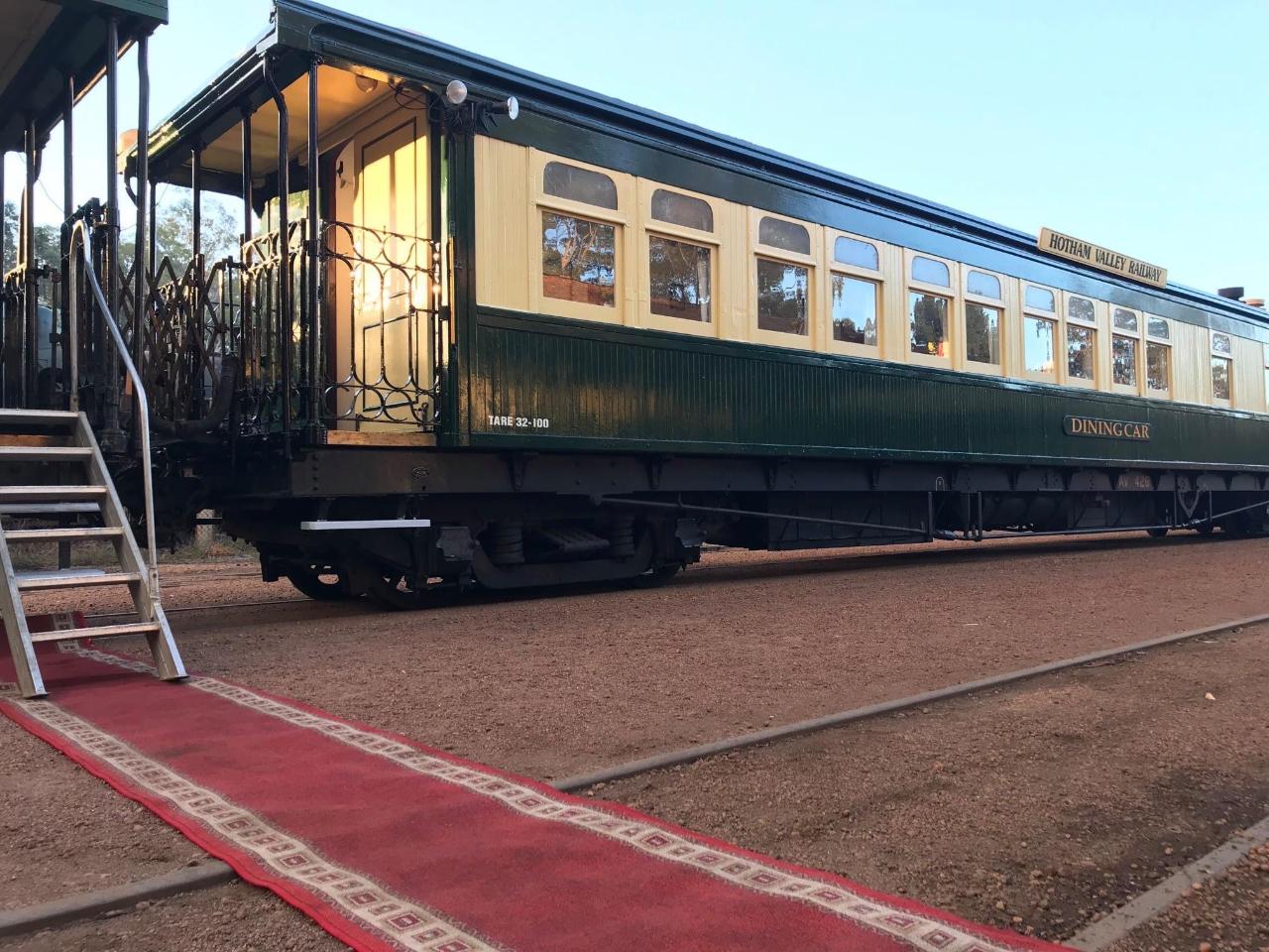 Restaurant Train - Seperate Club Car - Hotham Valley Railway Reservations