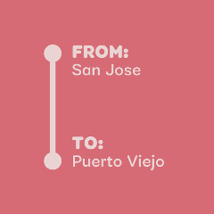 San Jose ---> Puerto Viejo