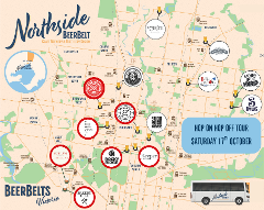 October 17th - LAUNCH OF NORTHSIDE Beer Belt Hop ON Hop OFF Brewery & Distillery Tour