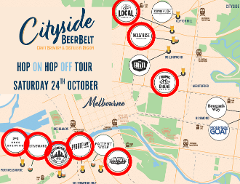 October 24th - Cityside Beer Belt Hop ON Hop OFF Brewery and Distillery Tour