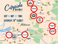 August 29 - Cityside Beer Belt Hop ON Hop OFF Brewery and Distillery Tour