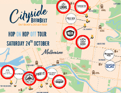 October 24th - Cityside Beer Belt Hop ON Hop OFF Brewery and Distillery Tour