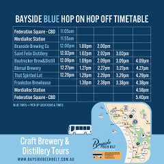 Bayside Blue Hop On Hop Off Brewery & Distillery Tour