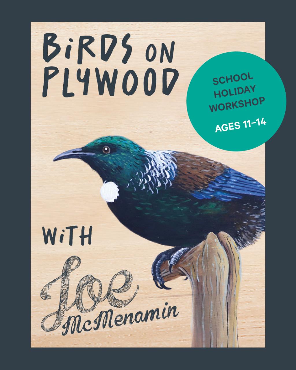 Birds on Plywood (Ages 8 - 10)