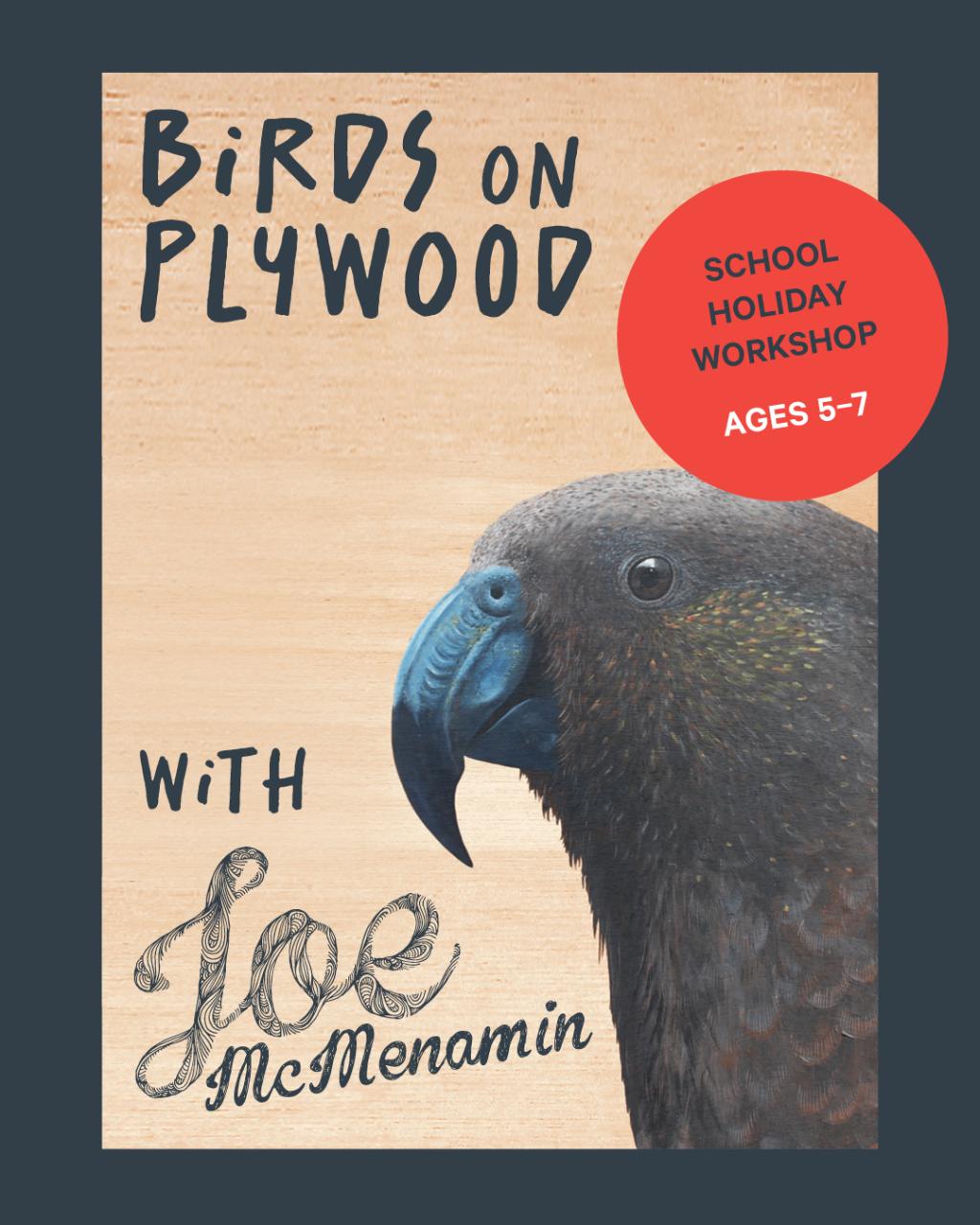 Birds on Plywood (Ages 5 - 7)