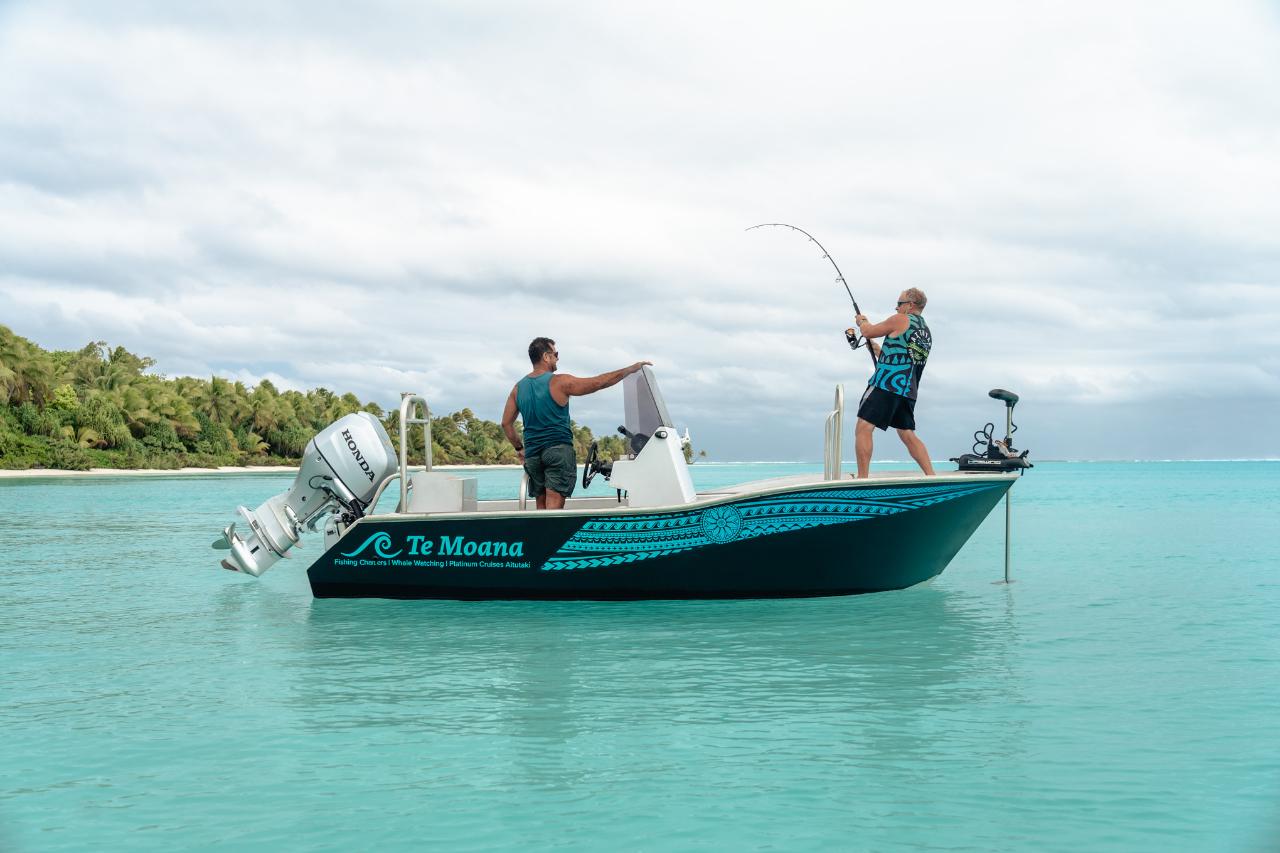 Aitutaki | Private Half-Day Fishing Charter (Miss Kat)