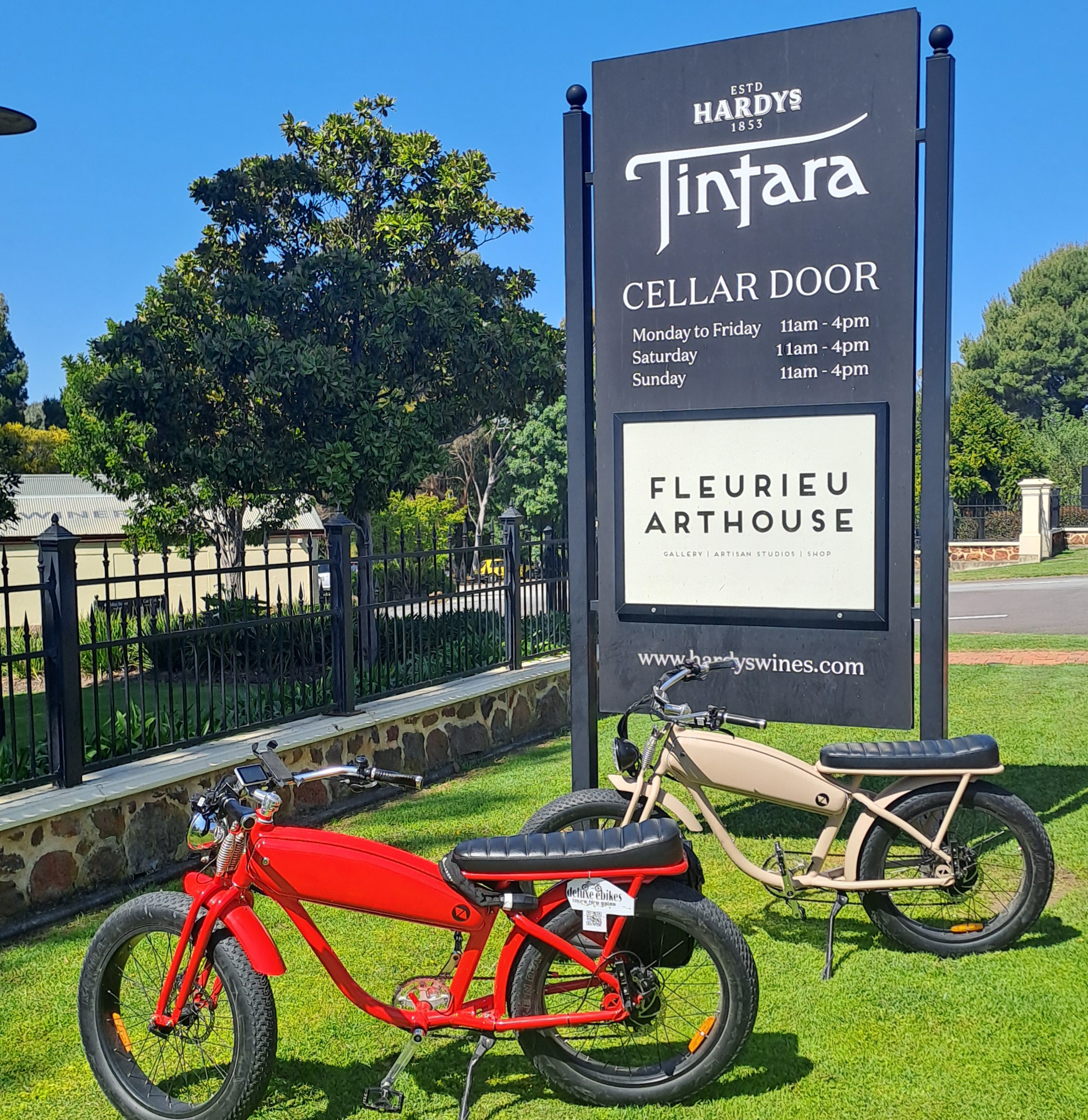 DAILY EBIKE HIRE PICK UP AND DROP OFF AT HARDYS TINTARA 202 MAIN RD