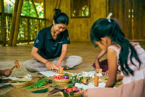 Kaura Bali: Family Nature Adventure, Lunch & Dye Workshop with Private Transfer