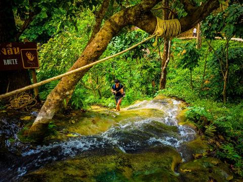 Chiang Mai: Bua Thong Waterfall and Market by Private Songtaew Trio