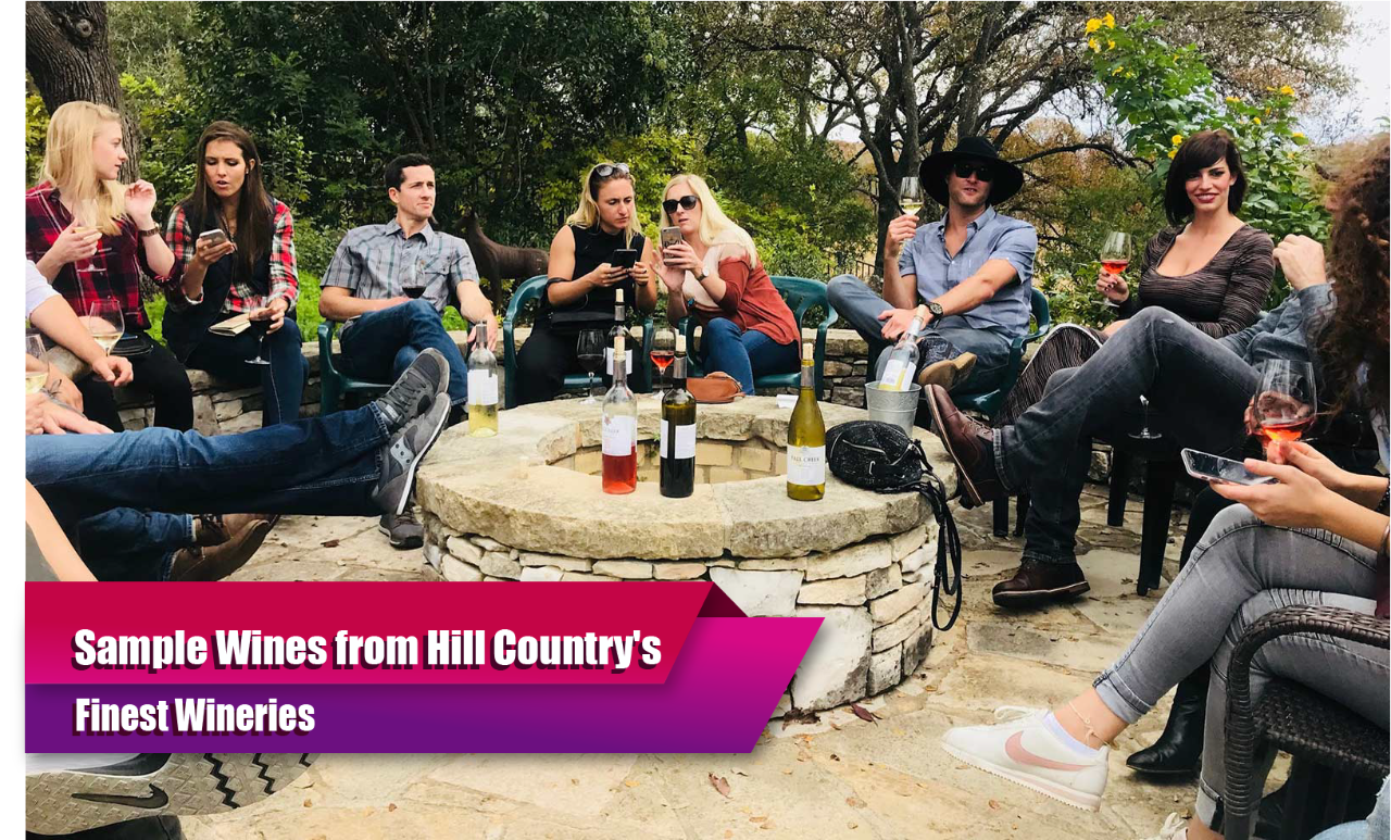 Austin Half Day Private Wine Tasting Tour SAT- Limo