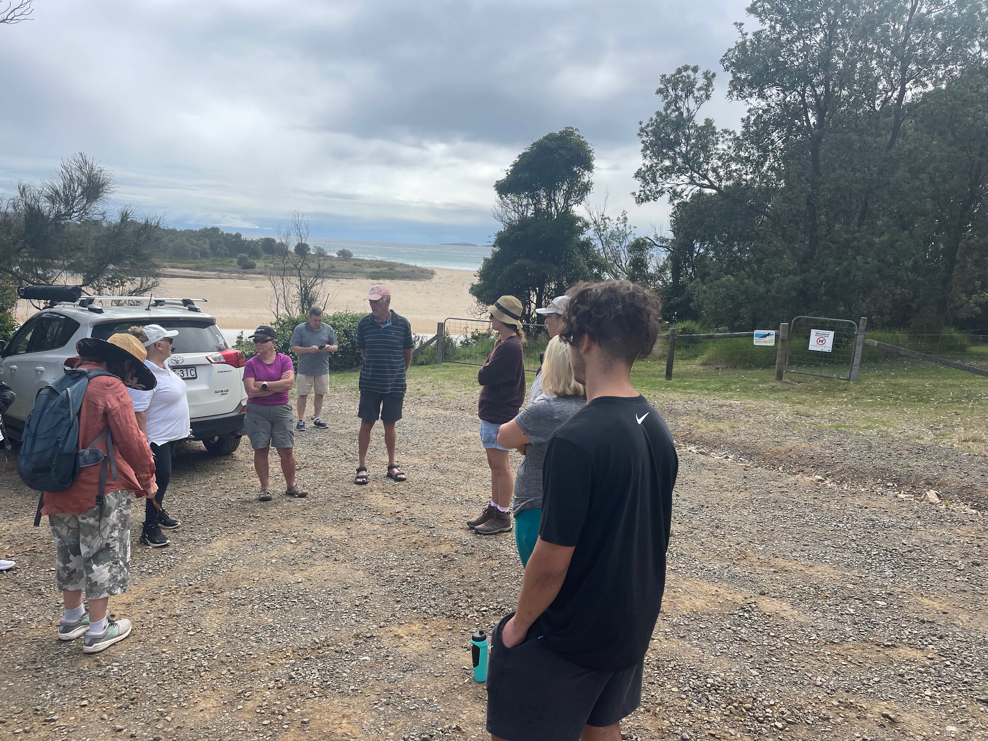 WALKING ON COUNTRY TOUR AT MYSTERY BAY WITH FIRST NATIONS ELDER DEIDRE MARTIN FROM BUGIYA NAWAY BURIDJA