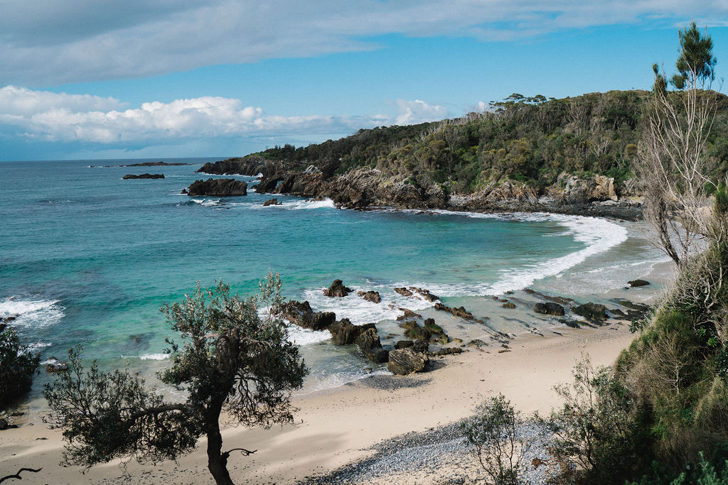 WALKING ON COUNTRY TOUR WITH FIRST NATIONS ELDER DEIDRE MARTIN AT MYSTERY BAY
