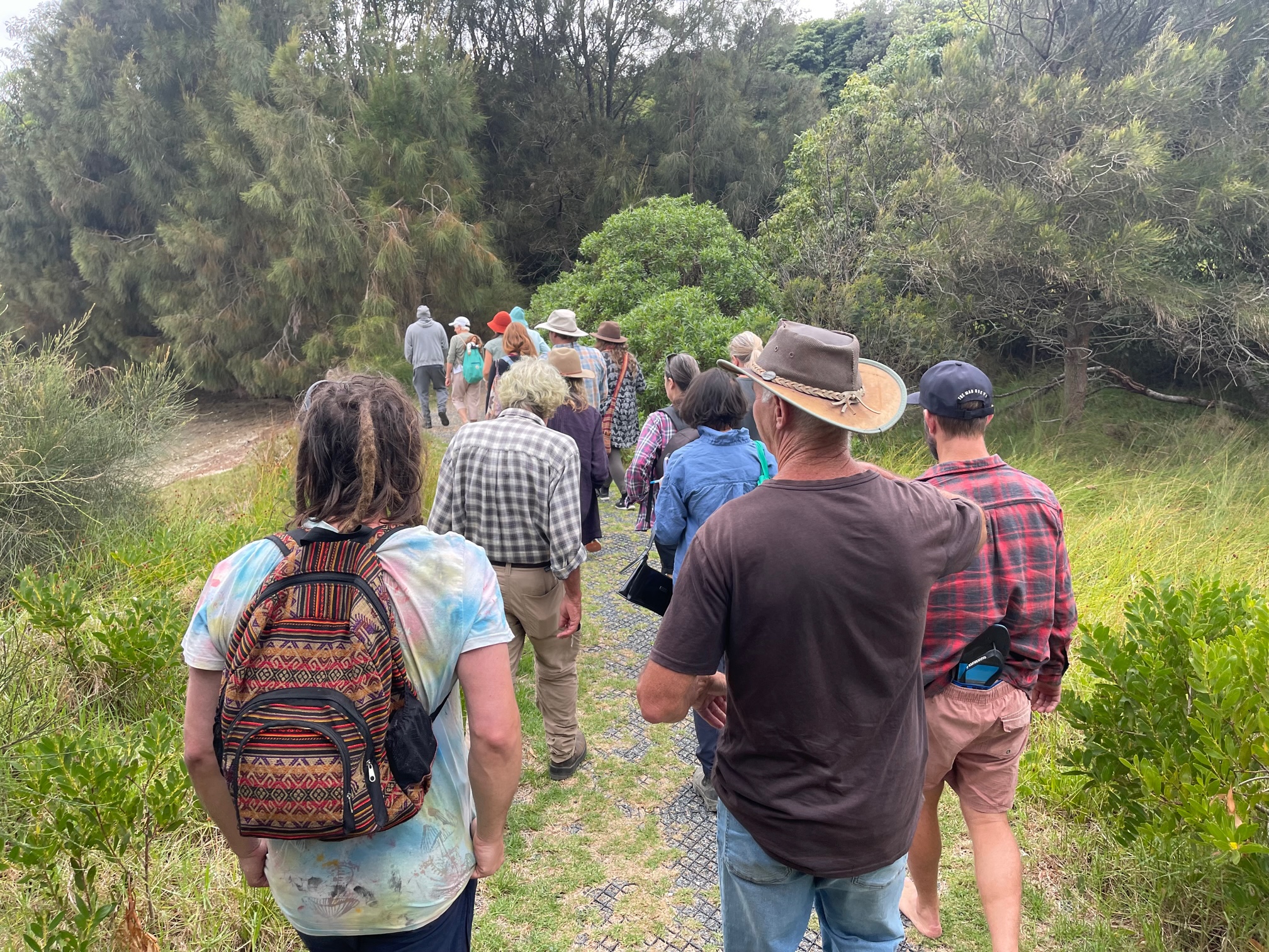 WALKING ON COUNTRY WITH WARREN FOSTER OF YANNAGA YOOWAGA TOURS AT WALLAGA LAKE