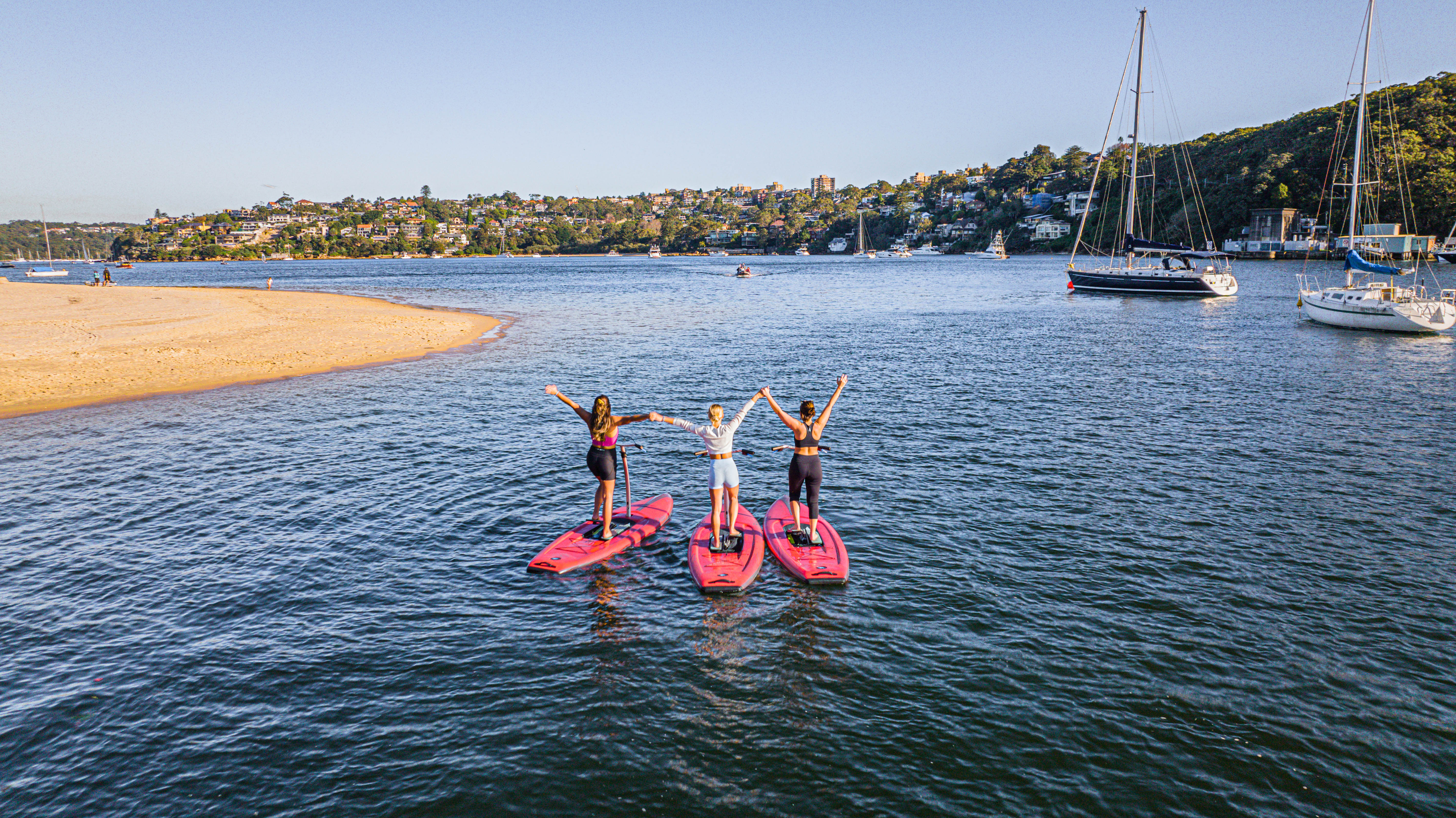 Guided Step-Up Paddle Board Tour of Sydney’s Pittwater