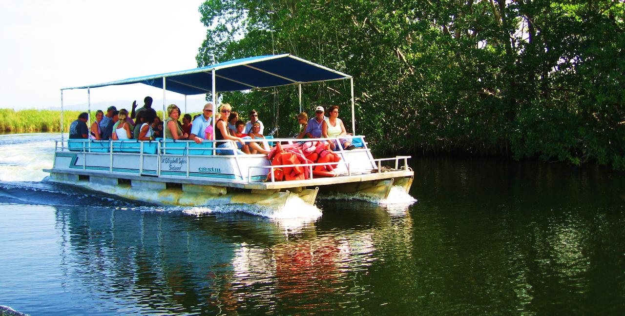 Exploring the Black River Safari & Y.S. Falls Tour from Negril