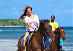 Sand n Saddle Horseback Ride & Swim Experience from Montego Bay Port