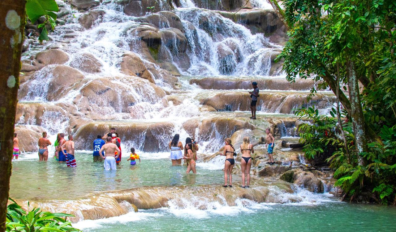 Dunn's River Falls Adventure Tour from Negril