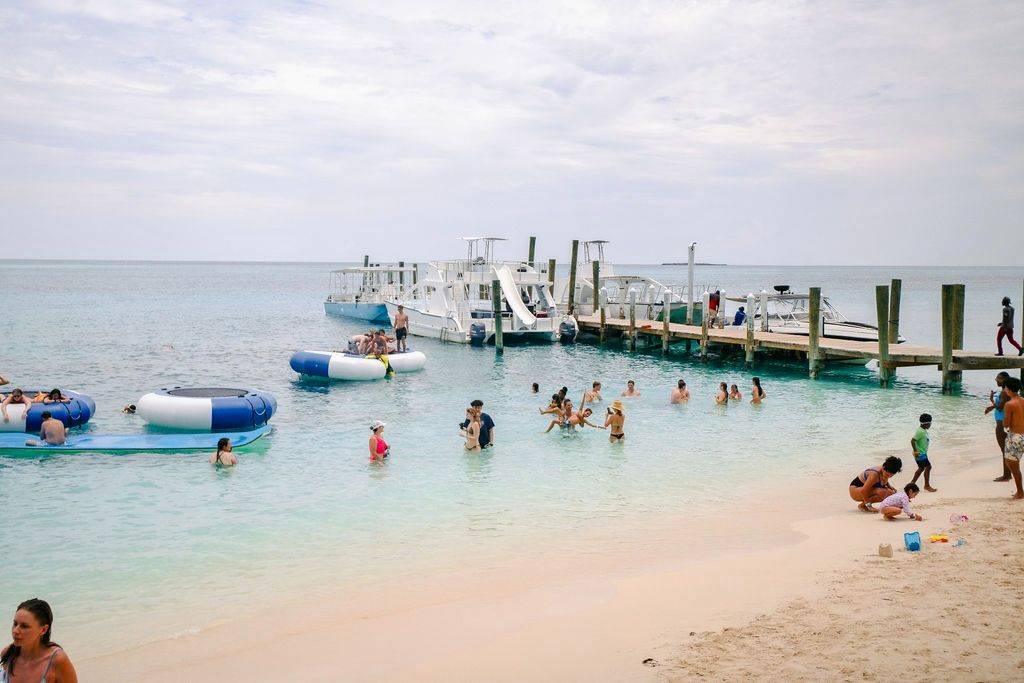 THE ORIGINAL SWIMMING PIGS OF ROSE ISLAND & BEACH DAY - GROUP TOUR 