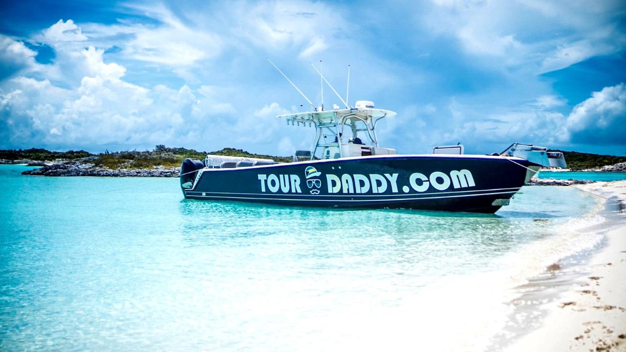 39 FOOT SEA VEE BOAT HIRE - FROM NASSAU TO ROSE ISLAND  